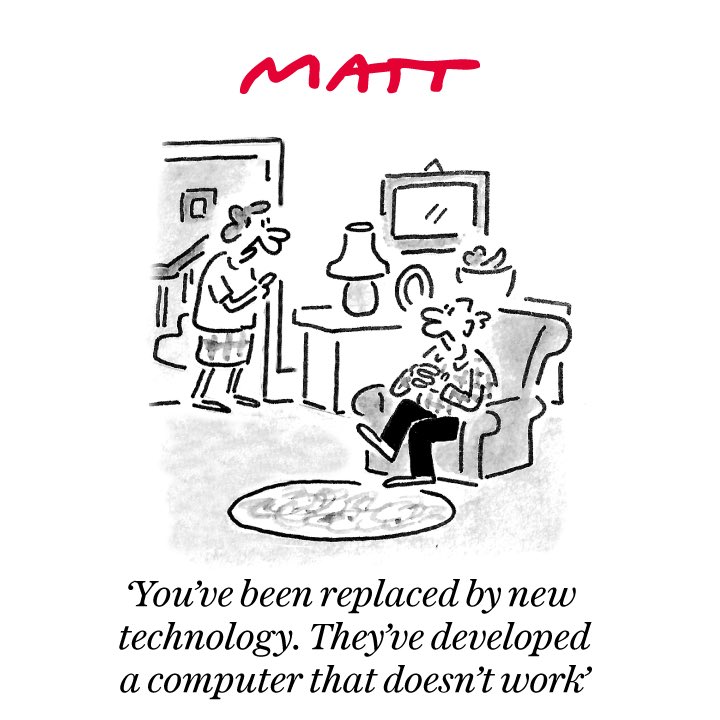 Cartoon4sale's tweet photo. Matt on #CyberOutage #CyberSecurity #MicrosoftOutage #Microsoft_fail – political cartoon gallery in London https://t.co/dePcTdnXF6 https://t.co/7tk1JgXyJ0