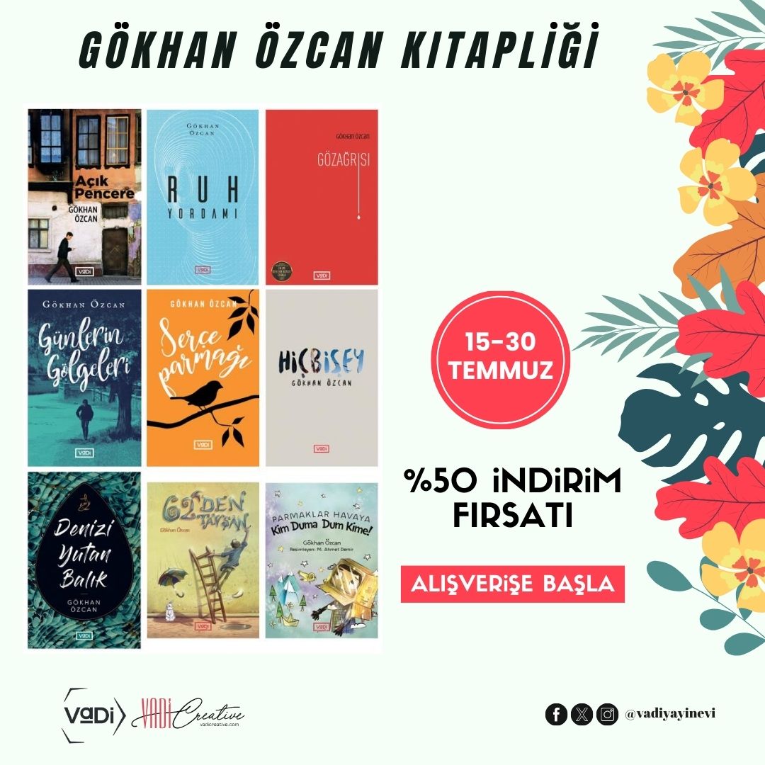 Vadi Yayınları (@vadiyayinevi) on Twitter photo 📌 Size Özel Hazırlanan Gökhan Özcan Kitaplığı %50 İndirimli
📚📚 Tüm Ürünlerimizde Geçerli %50 İndirim Fırsatları Devam Ediyor✨✨
15-30 Temmuz Tarihleri arasında geçerli bu eşsiz kampanyadan yararlanabilmek için acele edin...
Bizi takip edin 👉 <a href="/vadiyayinevi/">Vadi Yayınları</a> 📌 Size Özel Hazırlanan Gökhan Özcan Kitaplığı %50 İndirimli
📚📚 Tüm Ürünlerimizde Geçerli %50 İndirim Fırsatları Devam Ediyor✨✨
15-30 Temmuz Tarihleri arasında geçerli bu eşsiz kampanyadan yararlanabilmek için acele edin...
Bizi takip edin 👉 <a href="/vadiyayinevi/">Vadi Yayınları</a>