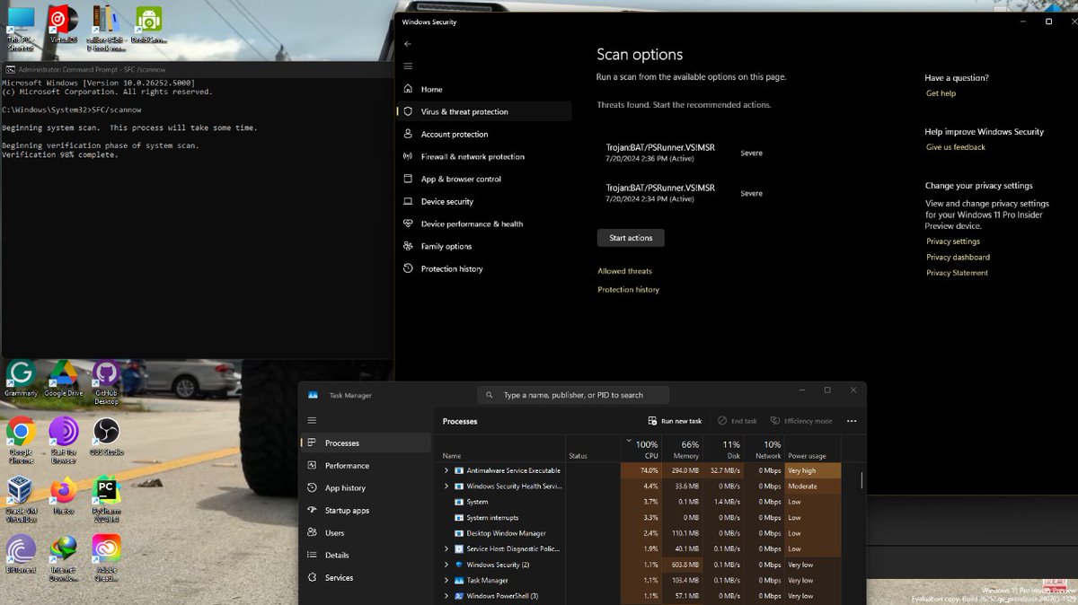Peter_Montana_J's tweet image. 🚨💻 My computer caught a virus today and slowed down to a snail&apos;s pace! 🐌 Coding productivity: 0😭

😭 My day is hijacked by tech gremlins🦠😭 #DeveloperProblems #TechWoes #VirusAttack