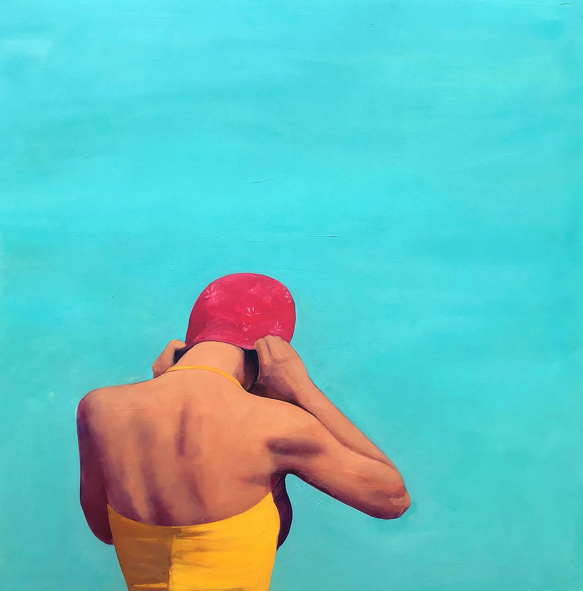 franch_laura's tweet photo. Os invito a un paseo a través de las refrescantes pinturas retro de la estadounidense Tracey Sylvester Harris (Las Vegas, 1966), una visión vintage, elegante y muy californiana del verano y con la audaz luz de Hopper y los deslumbrantes colores de Diebenkorn.

👇🏻Abro hilo. https://t.co/2rcXKa27jZ