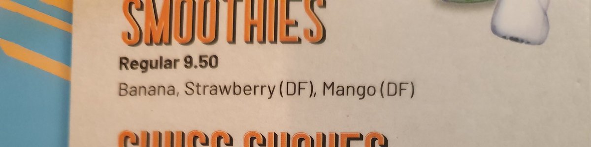 Any thoughts as to why the strawberry and mango smoothies are dairy-free, but the banana ones aren't? Do bananas come from cows?