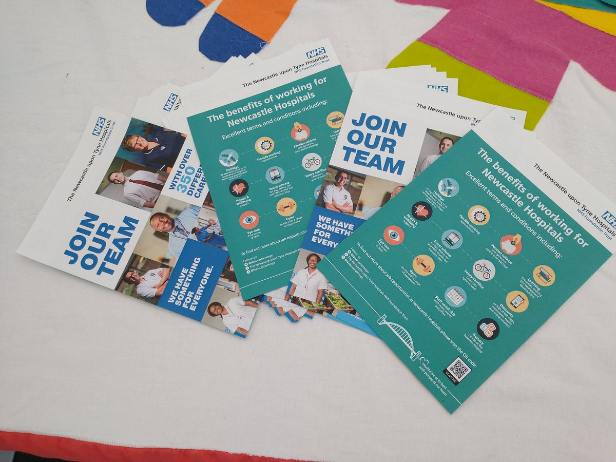 It is Newcastle Pride🏳️‍🌈 today and <a href="/NewcastleHosps/">Newcastle Hospitals</a> is outside of the Flower Cafe 🌺 in Grainger Street,   Pop by and  have a chat with <a href="/XAshloganX/">Ashleigh Keith</a> or myself about all of the opportunities and benefits of working for <a href="/NewcastleHosps/">Newcastle Hospitals</a> or just pop by and say 👋🏼.