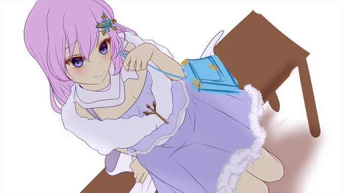 我楽多鯖のワンドロのお時間がやってきました。描いてきました!ロスワのデート衣装のレティさんをば! 