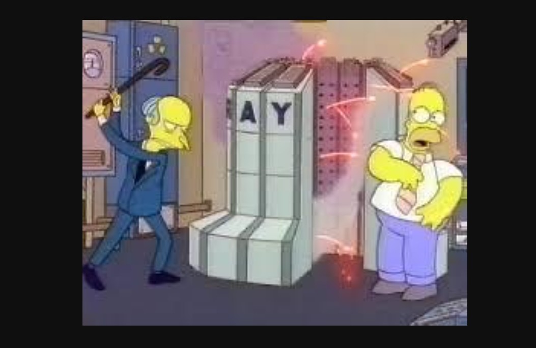 loudscotsbloke's tweet photo. Just saw this on an early Simpson's #cray1 https://t.co/AjU3sIXaCE