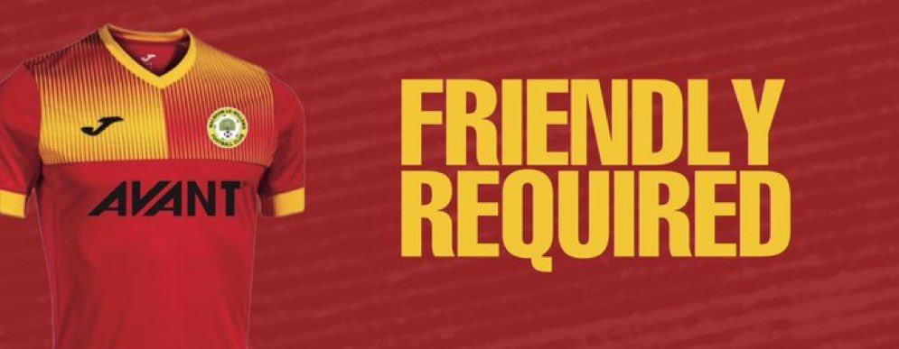 Our U23’s are looking for a friendly on 10th August, please DM if you are interested