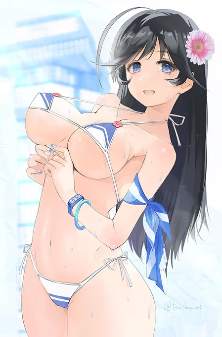 水着華さん完成 #ガルパン #garupan 