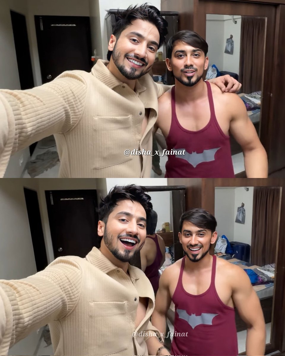 disha_patel2907's tweet photo. Brothers from another mother.
.
FAISU'S GUEST APPEARANCE IN BB
#FaisalShaikh https://t.co/sDlaRAHNjB