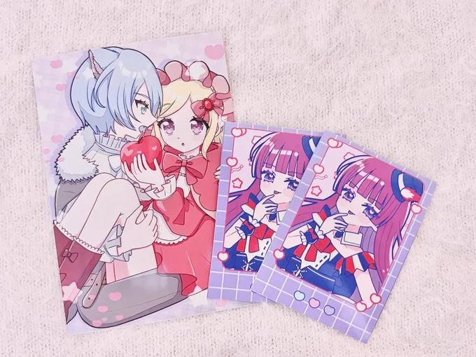 マロにてご依頼頂いてネットプリント登録しました最近のと、1部昔のイラストを~7/27頃までフチ有オススメのものはフチ無しにすると事故ります 