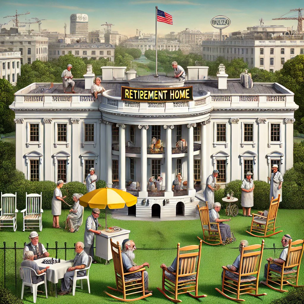 armsparts2's tweet photo. Biden's presidency: a masterclass in decline. From incoherent speeches to endless gaffes, he's turning the White House into a retirement home. #BidenTime #LeadershipFail https://t.co/ncMWIgkre5