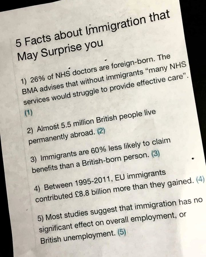 Always we have lies about immigration, here are some facts.