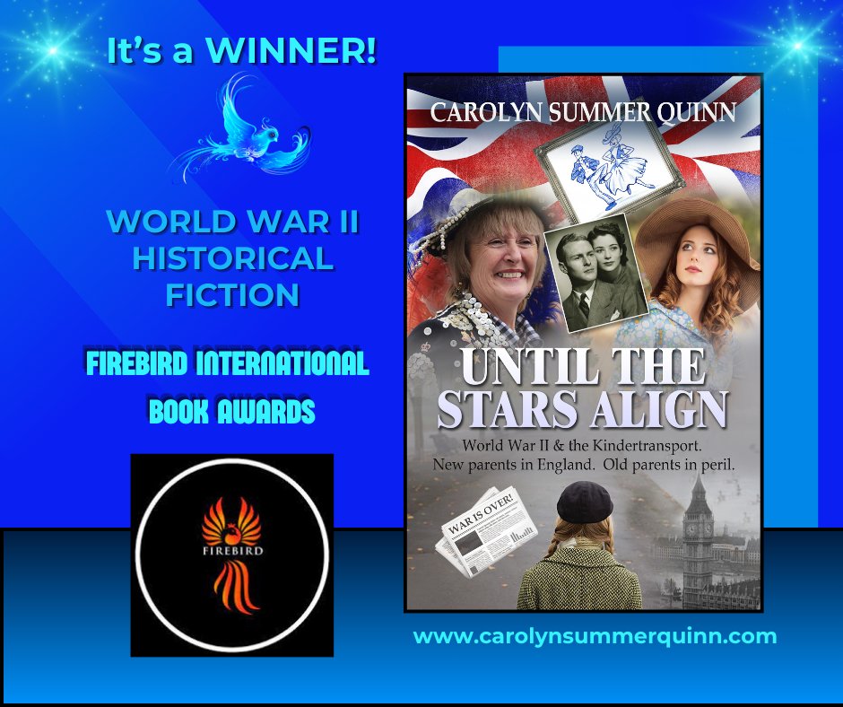 sequinrosette's tweet image. Second Win for UNTIL THE STARS ALIGN, my historical novel about the Kindertransport and World War II: