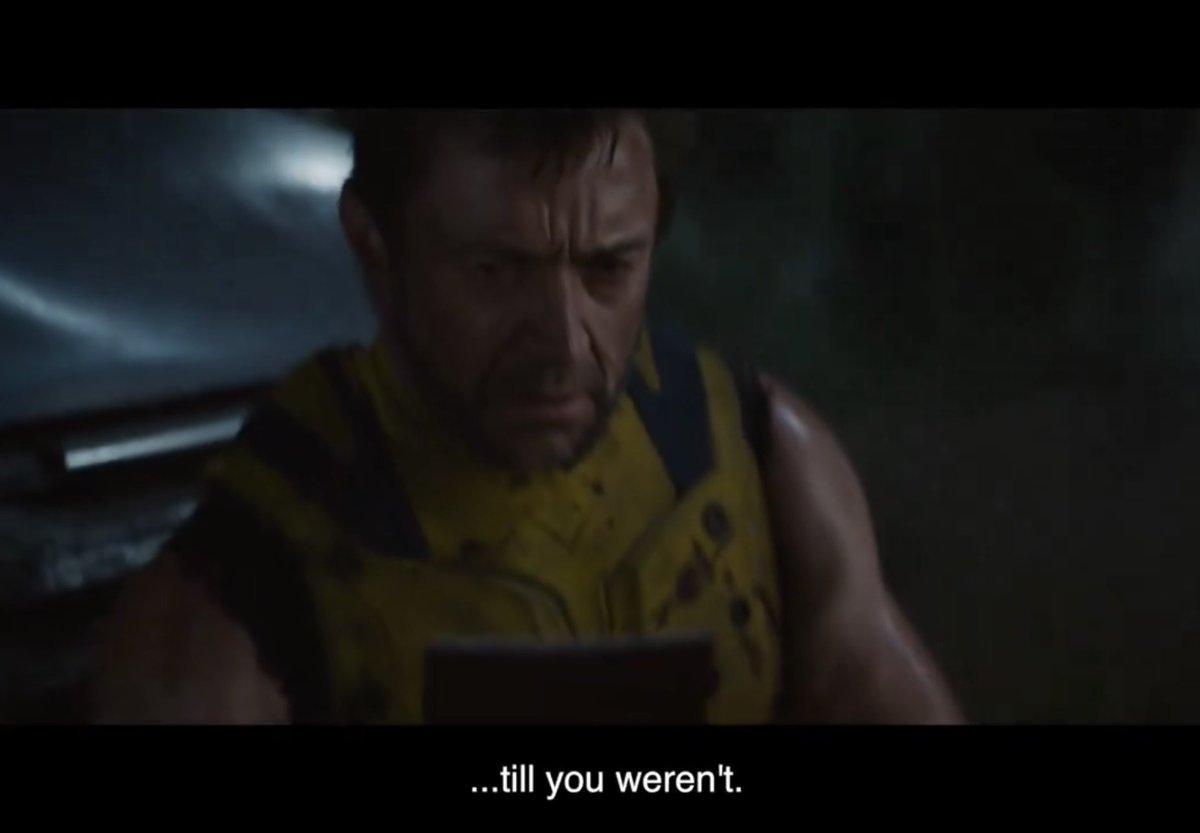 This just made the whole damn movie.
#DeadpoolAndWolverine 
<a href="/RealHughJackman/">Hugh Jackman</a> <a href="/VancityReynolds/">Ryan Reynolds</a>