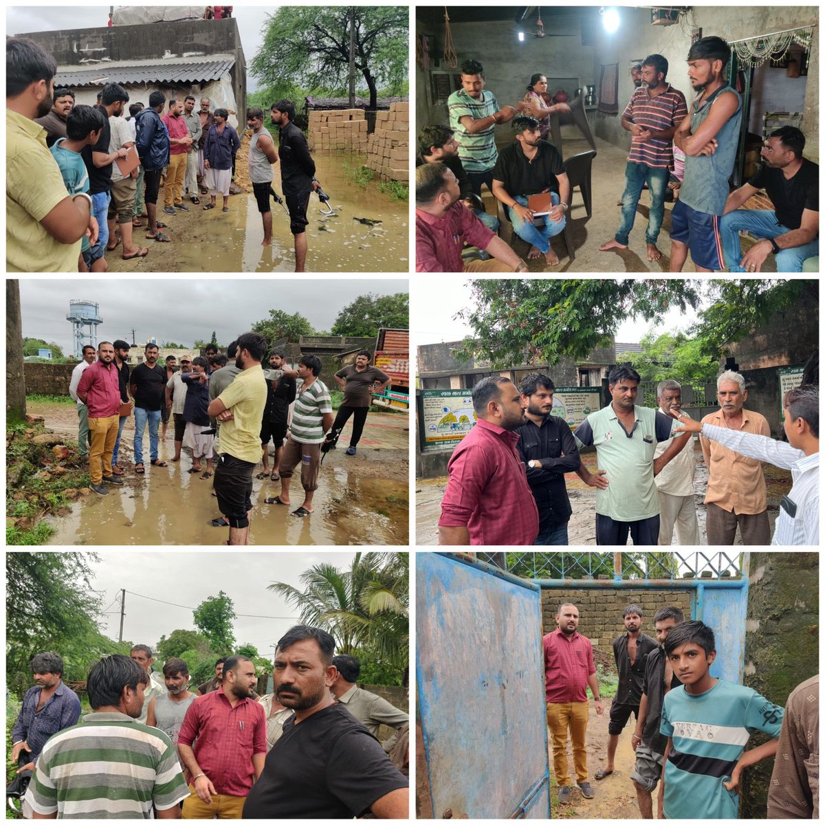 collectorjunag's tweet photo. જૂનાગઢ જિલ્લામાં ભારે વરસાદની પરિસ્થિતિમાં અત્રેથી અસરગ્રસ્ત ગામોમાં અધિકારીશ્રીઓને મુલાકાત લેવા સૂચના આપેલ હતી. જે અન્વયે આજરોજ તાલુકા વિકાસ અધિકારીશ્રીએ કેશોદ તાલુકાના ખીરસરા, સુત્રેજ, પંચાળા અને ચર ગામોની મુલાકાત કરી ગામોની હાલ���ી પરિસ્થિતિ અંગે તાગ મેળવ્યો.
@CMOGuj https://t.co/SIwntjxuTM
