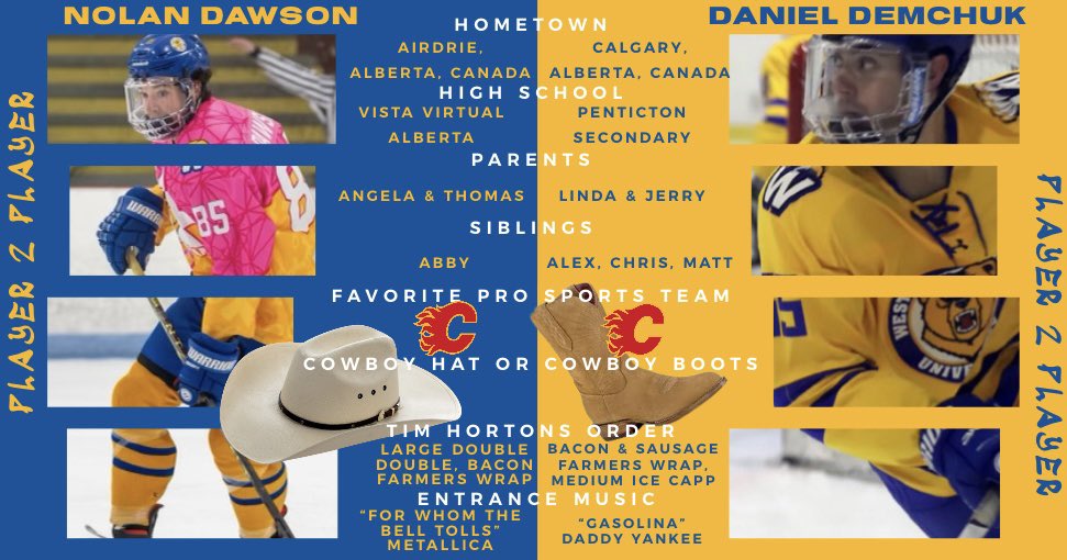 WNEU_MIH's tweet photo. Stampeders
#Player2Player
#EarnIt | #PaintItGold https://t.co/PX5XEns5IG