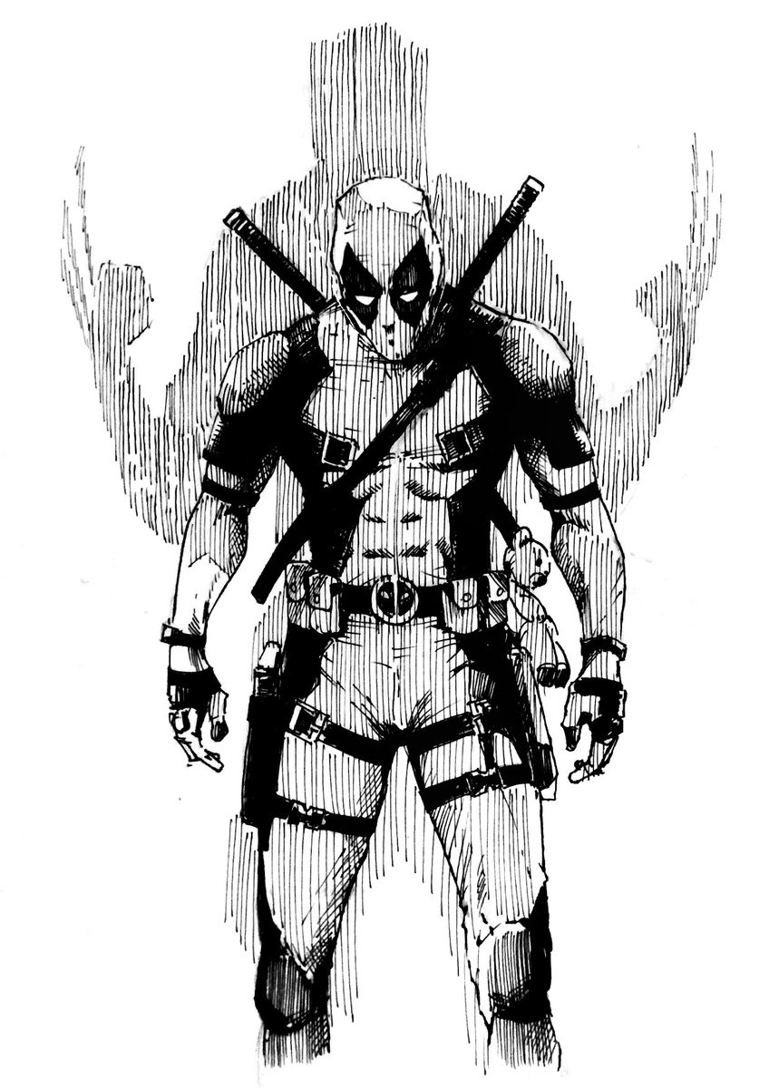 ReksaX2125's tweet photo. DEADPOOL (COMMISSION OPEN)
#DeadpoolAndWolverine
#Deadpool #DeadpoolWolverineTH #MarvelStudios #Marvel #MarvelComics #commissionart #comissionopen #ComicArt #comicbook #comic #Wolverine # https://t.co/Bdv0pMlc3g