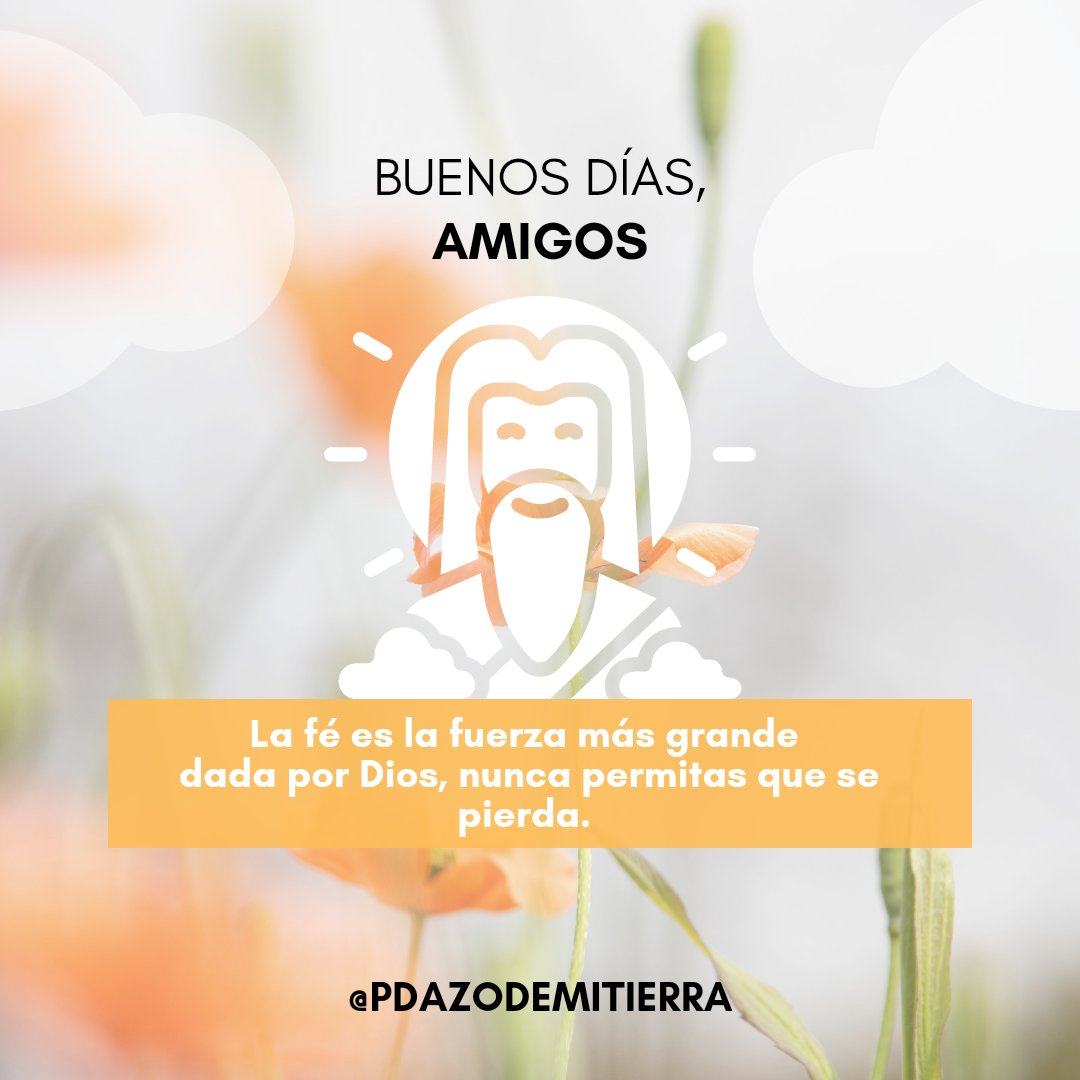 #BuenosDias☀️ Que sea un excelente sábado para todos lleno de bendiciones y prosperidad. Hoy recuerden que debemos tener siempre la fé en nuestra mente y corazón para vivir con tranquilidad. #Venezuela🇻🇪