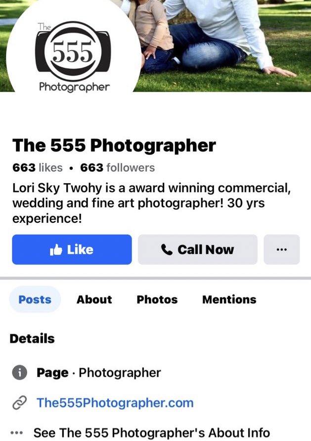 iAnonPatriot's tweet photo. Meet Lori Sky Twohy, owner of a photography company called ‘The 555 Photographer’ 

Lori was devastated that the sh**ter didn’t end Trump. 

According to FB, The 555 Photographer is located in Asheville, NC! https://t.co/wifcHtj37U