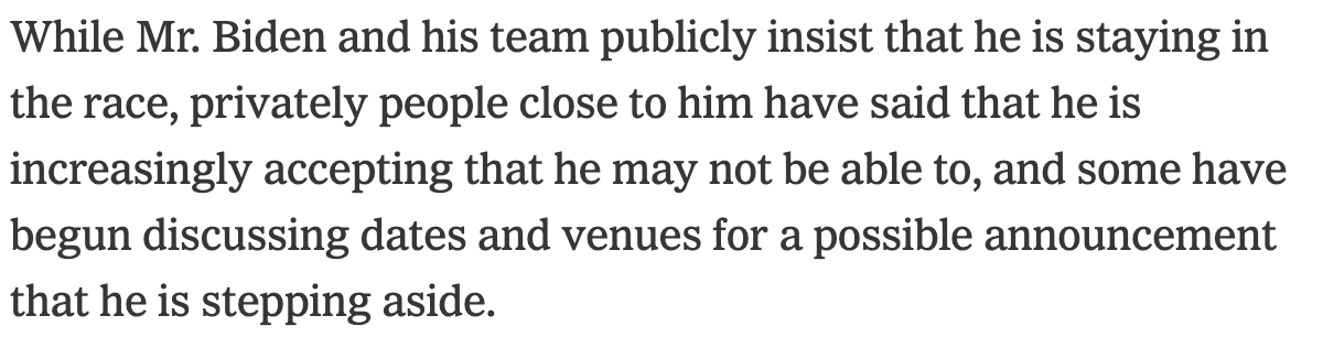 MitchStephensNY's tweet photo. Great moments in lead burying. Paragraph 7 in the lead story in the New York Times this morning. https://t.co/Ak0l5LNwSk