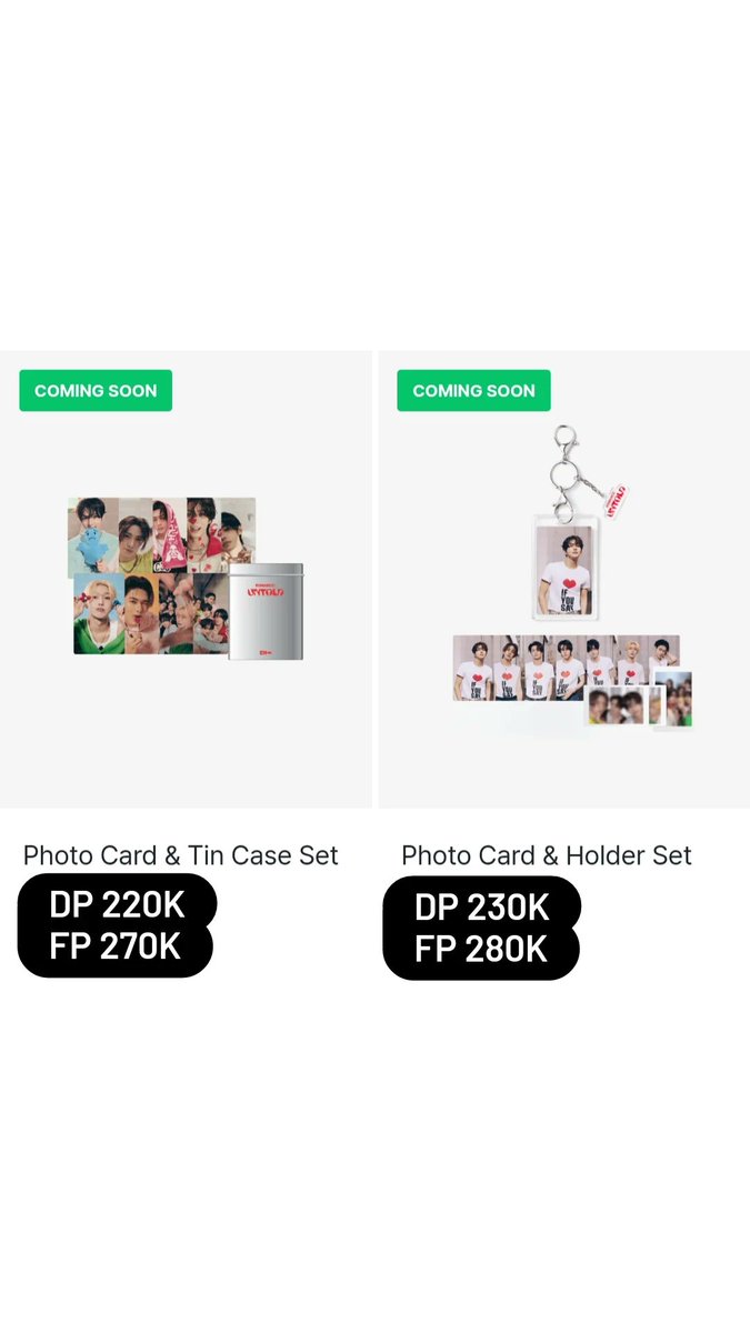 Digoface_id's tweet photo. (HELP RT) OPEN PO MERCH ENHYPEN
ROMANCE : UNTOLD
Pre Order

❤️‍🔥Photo card &amp; tiny case set
❤️‍🔥Photo card &amp; holder set
❤️‍🔥Ringnecklace

Harga👇
on pict

📝 Details:
📍Kota Jambi
✅Harga inc EMS&amp;TAX
✅Ada🍊
✅GO Line&amp;WA
❌Packing

WTB WTS JUNGWON HEESEUNG JAY JAKE SUNGHOON SUNOO NI-KI https://t.co/Q3ZgDvdyDy