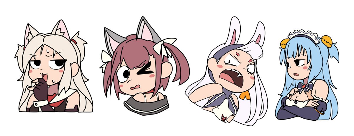 「新しいステッカー用に描いたアズピルグリム#アズールレーン#Azurlane 」|デドルディのイラスト