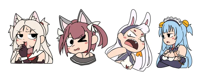 新しいステッカー用に描いたアズピルグリム#アズールレーン#Azurlane 