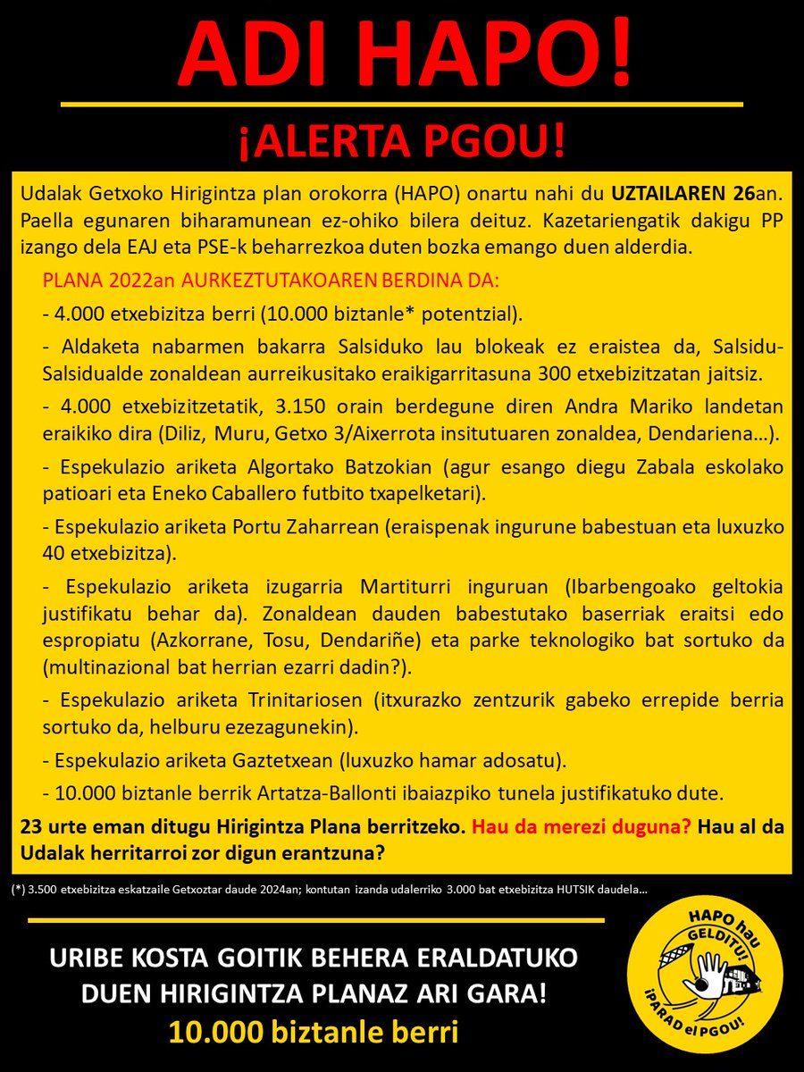 Adi HAPO!

Alerta PGOU!