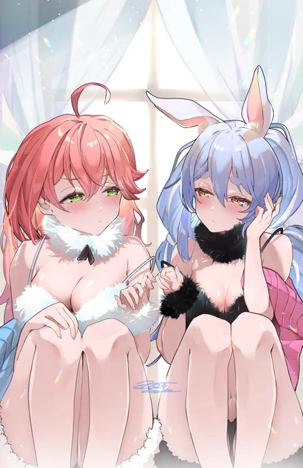 ぺこみこ#ぺこらーと #miko_Art 