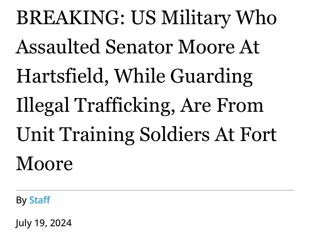 A Georgia State Senator is physically assaulted by active duty soldiers in uniform, while practicing his first amendment right to record a probable criminal operation, and the installation they’re assigned to refuses to even provide a statement.

The steady stream of lawless