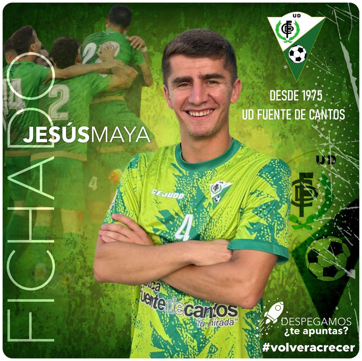 🚨FICHAJE‼️

Otro que vuelve a casa, <a href="/jesusmaya11/">JESUS MAYA</a> ficha por la Unión para aportar su calidad 🪄en el medio del campo y hacernos disfrutar.

¡Bienvenido de nuevo, Jesús! 💪

#udfdc #futbol #volveracrecer #fuentedecantos #primeraextremeña