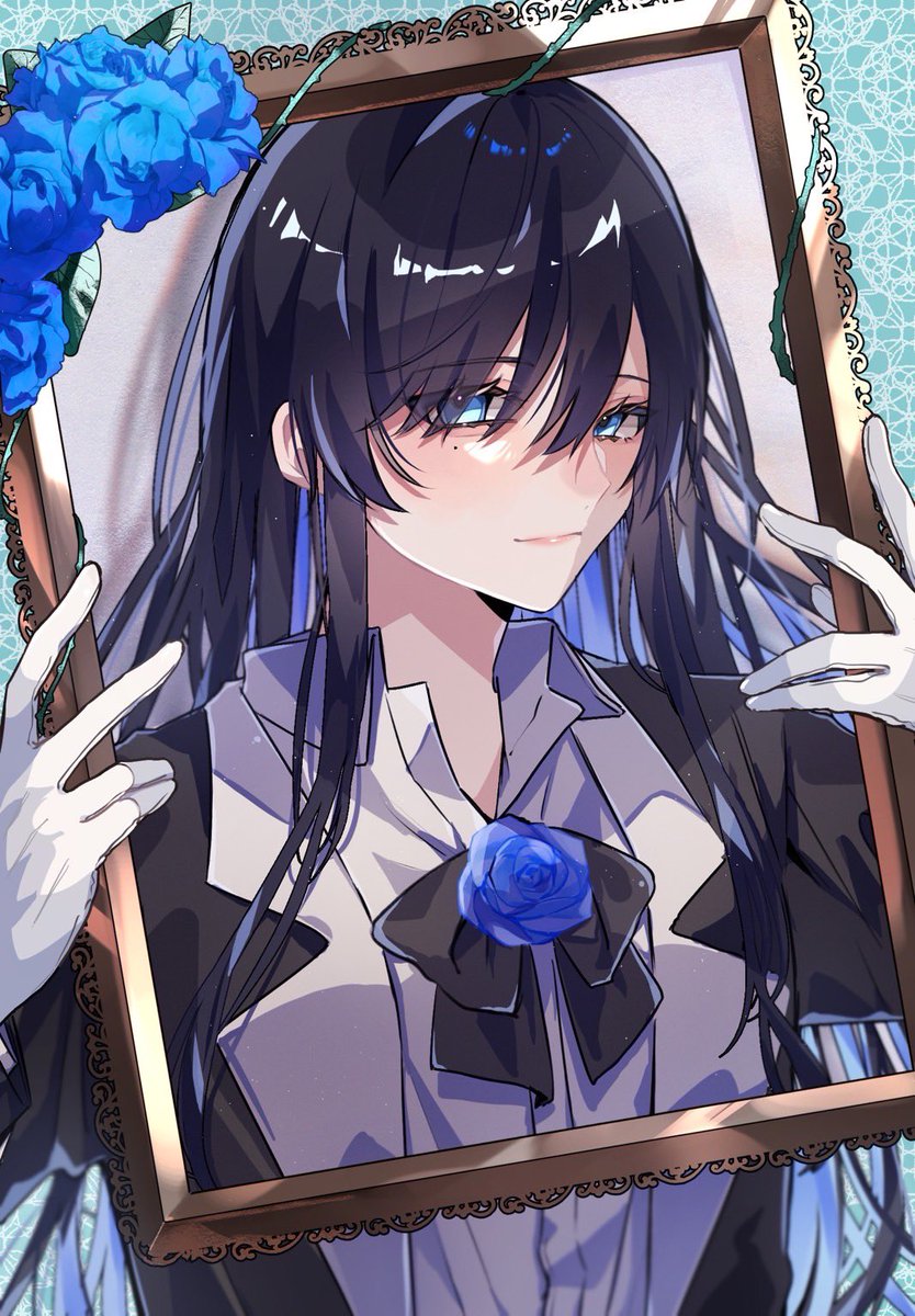 モナ・リザの横顔
 #Adoart