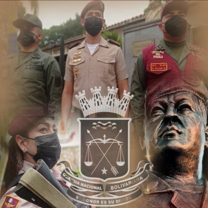Nuestra Guardia Nacional Bolivariana somos hombres y mujeres con cohesión entrenamiento, disciplina y amor a la patria.