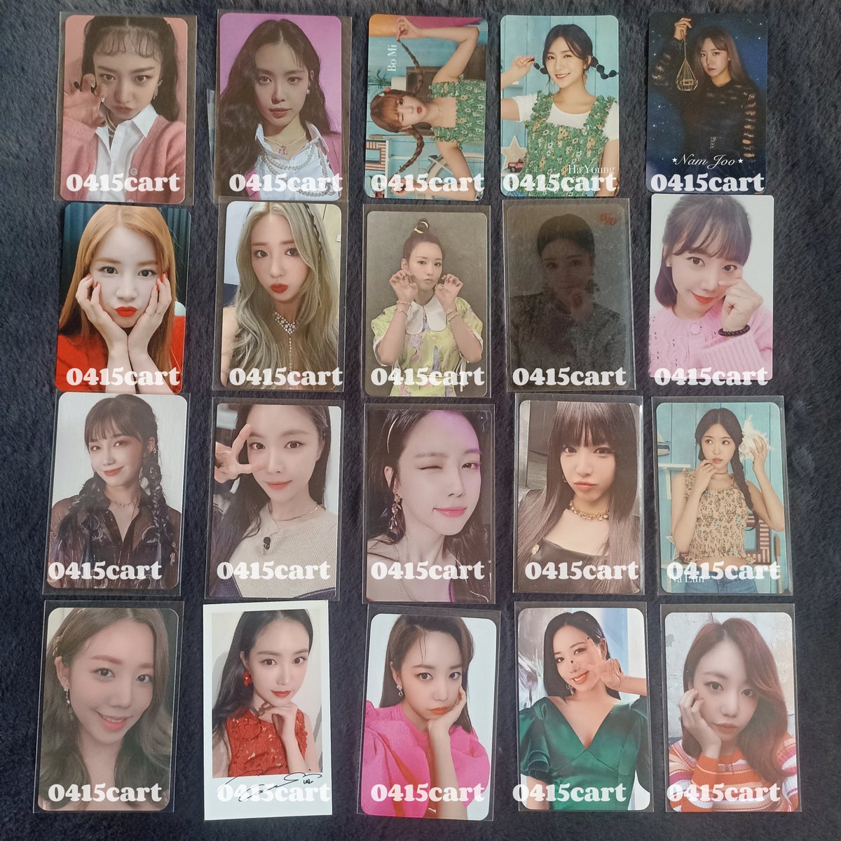 0415cart's tweet photo. #0415updates 
some pending/unshipped/RTS photocards in the inventory. pls lmk if you claim any of these ty ♡ https://t.co/Z8S1cKUOC2