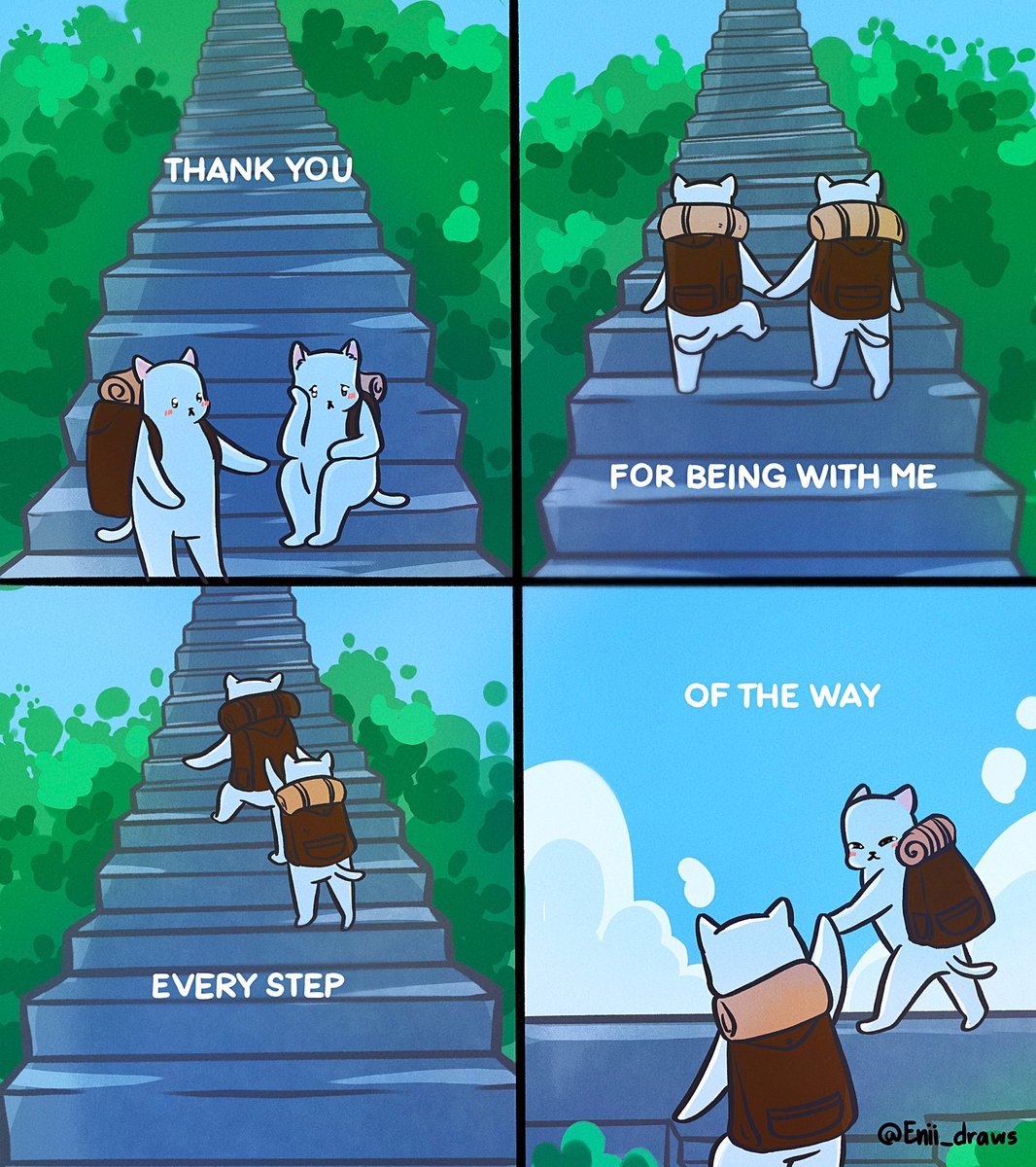 Enii_draws's tweet photo. Thank you for being with me every step of the way.💕 https://t.co/xjg2YAovYL