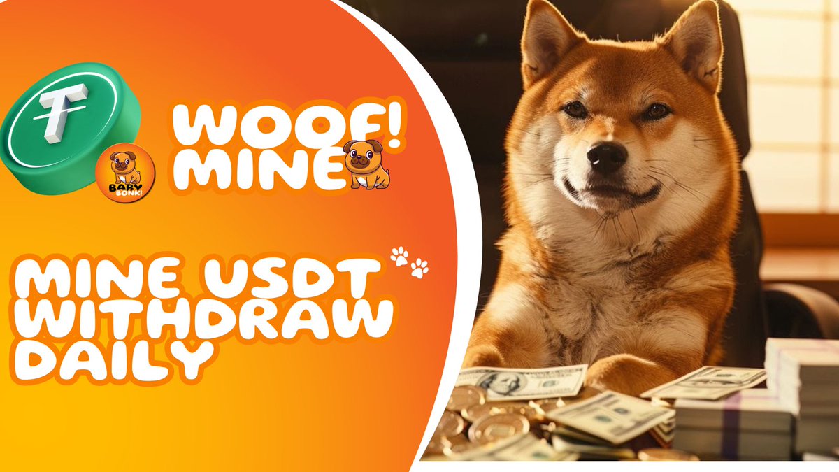 A New Dawn for the Miners, Woof! 🐶🐾

MINE USDT EVERYDAY AND WITHDRAW DAILY DIRECTLY TO YOUR WALLET 🥳

“Buy 200$ Worth BabyBonk &amp; Send Transaction Hash to woof@babybonkinu.io to get your Mining Link” 

Woof! Cute Doggo Loves Woofilicious Money 🥰

Buy BabyBonk Now: