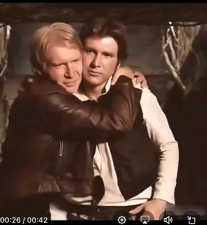 The Harrison Ford one looks like he’s hired his younger self as an escort for a dinner date and is trying to do public displays of affection in the restaurant.
