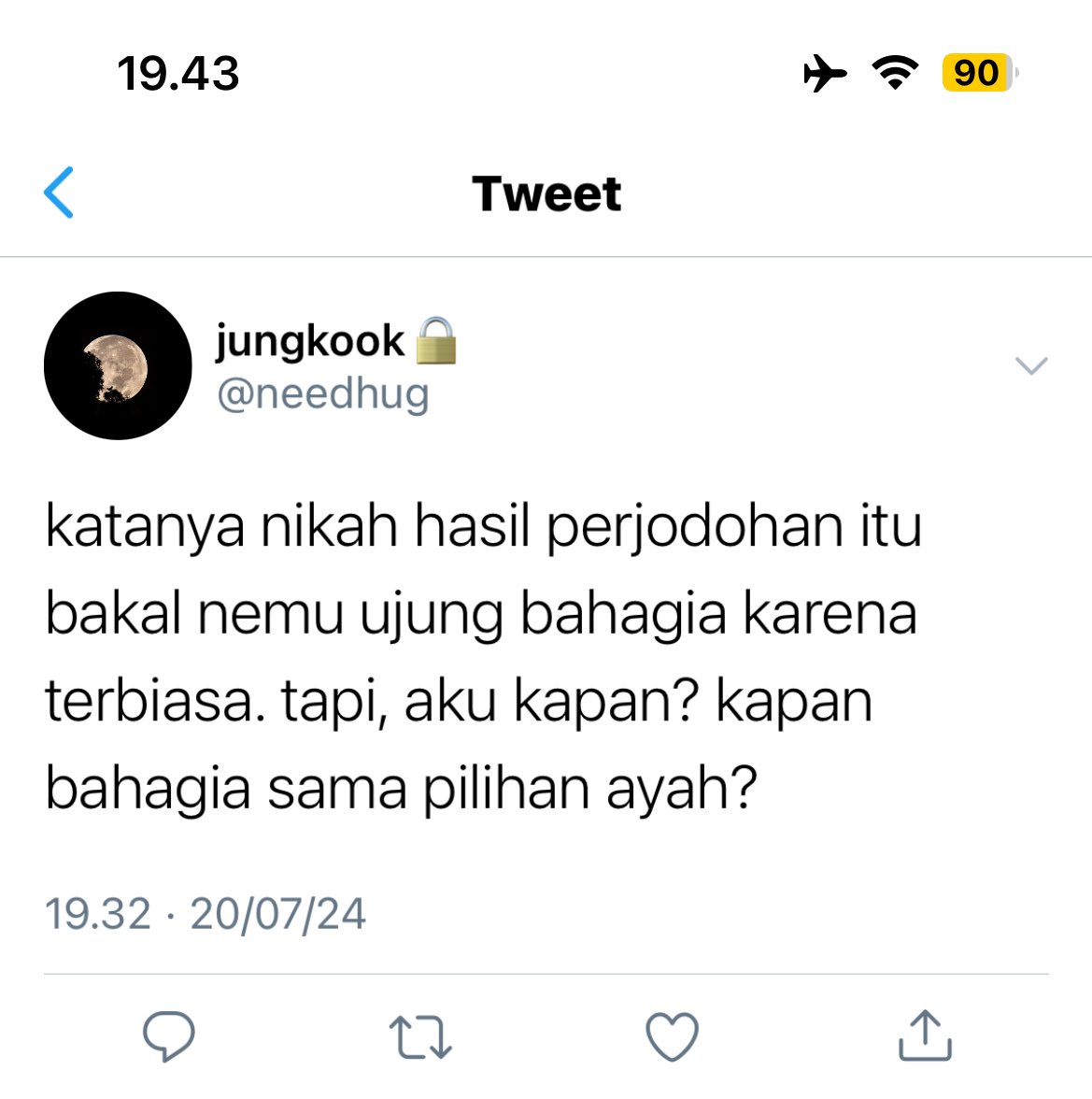 bbyskie's tweet photo. taekook one tweet au

- bahagia karena terbiasa? https://t.co/CfR3uix041