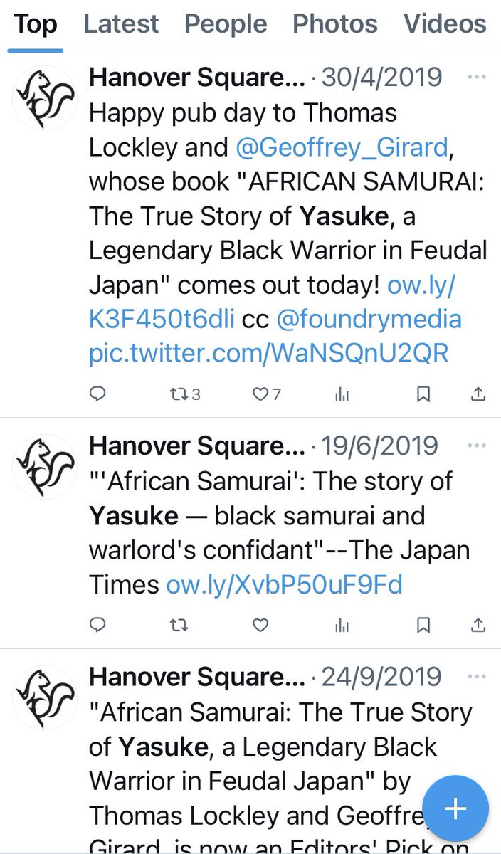 asagaogasa's tweet image. Condemn the distortion of history by portraying Yasuke, the African samurai, as fact. Publishers must respect historical accuracy and not mislead readers.
#HanoverSquare