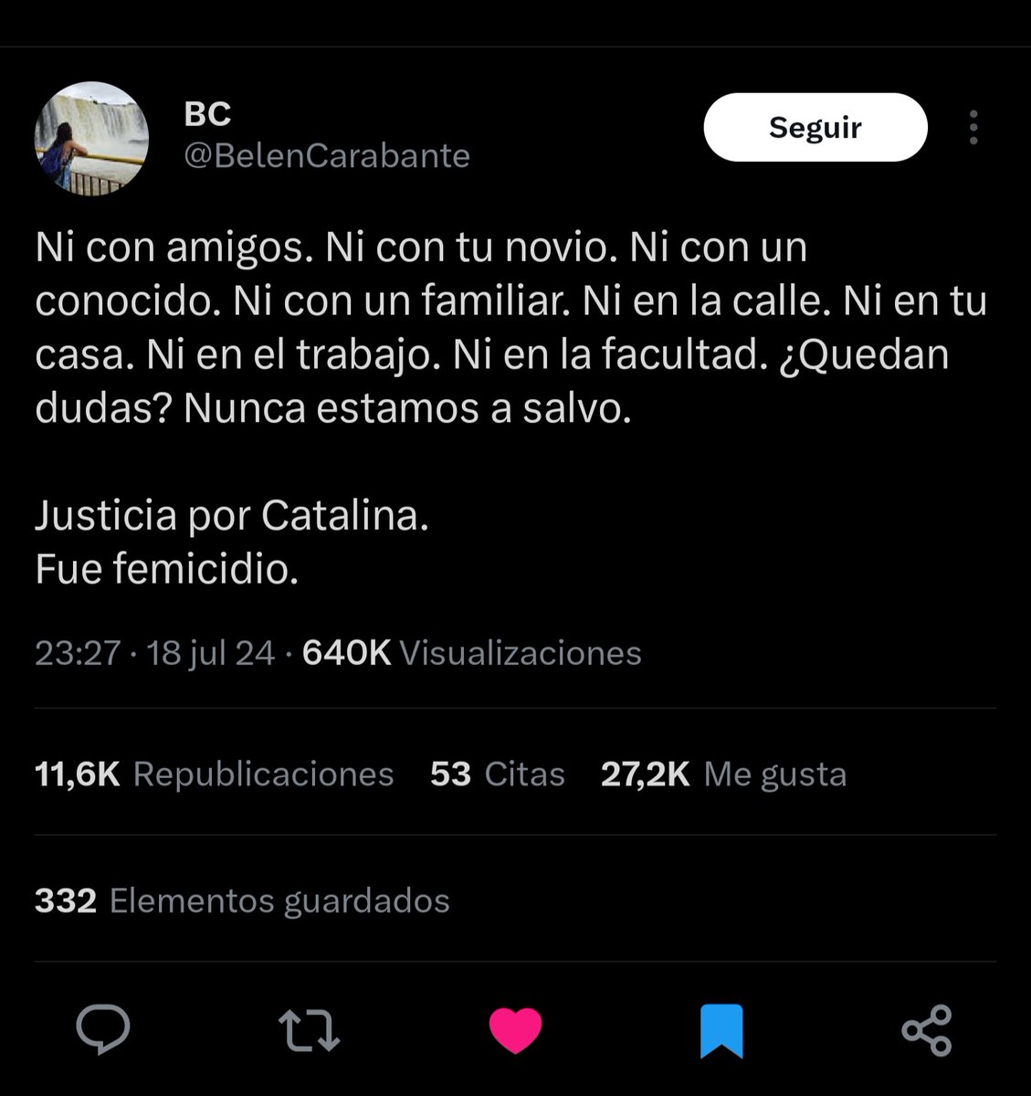 MayraVC_113's tweet photo. Paren de matarnos.
#NiUnaMás 
#NiUnaMenos 
#CatalinaGutierrez #Justicia https://t.co/90MCAIa5sI