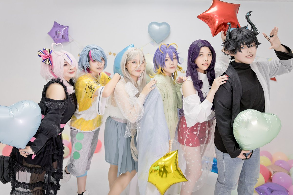 sfmorange's tweet photo. Happy 2nd Anniversary！！

Maria Marionette ❤️‍🩹🐰溪雲
Kyo Kaneko 🤟阿葬 @kaionjisou 
Aia Amare 👼🏻⭐葵葵@sfmorange
Aster Arcadia 💫💜槐玖
Scarle Yonaguni 💋💅淳太
Ren Zotto 😈🛸牙@yaya_isumi

#AmareAtelier #Arcadiart #ScarleArt #RenZottoArt #MariArtte #DrawKyo  #ILUNA https://t.co/yWbQPT8ZzA