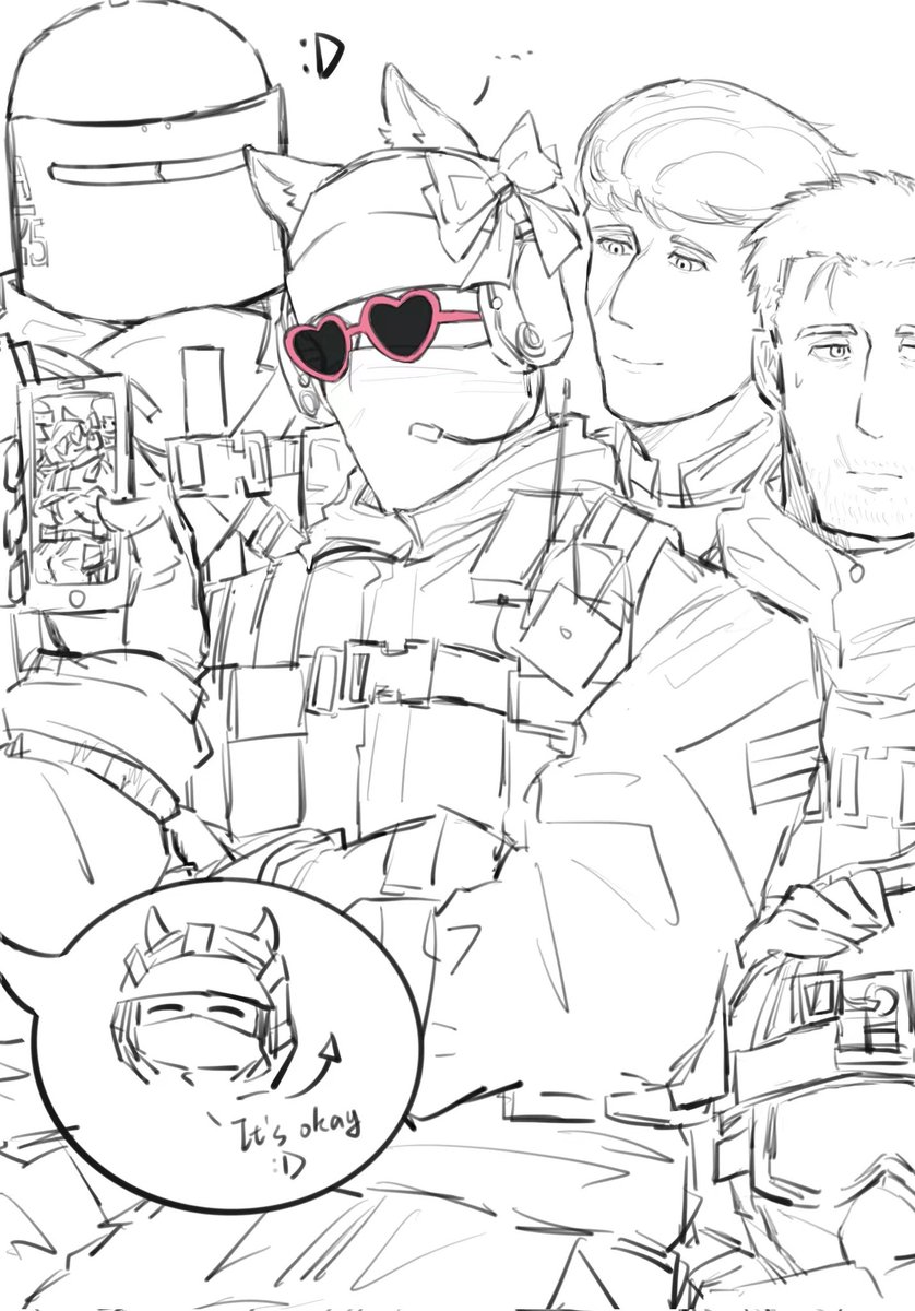Aestivateob's tweet photo. sorry Glaz
#RainbowSixSiege #r6s #R6Community #Glaz #Fuze #Finka #Tachanka (and Kapkan with only one hand showing lol) https://t.co/gBv2e7aMO3