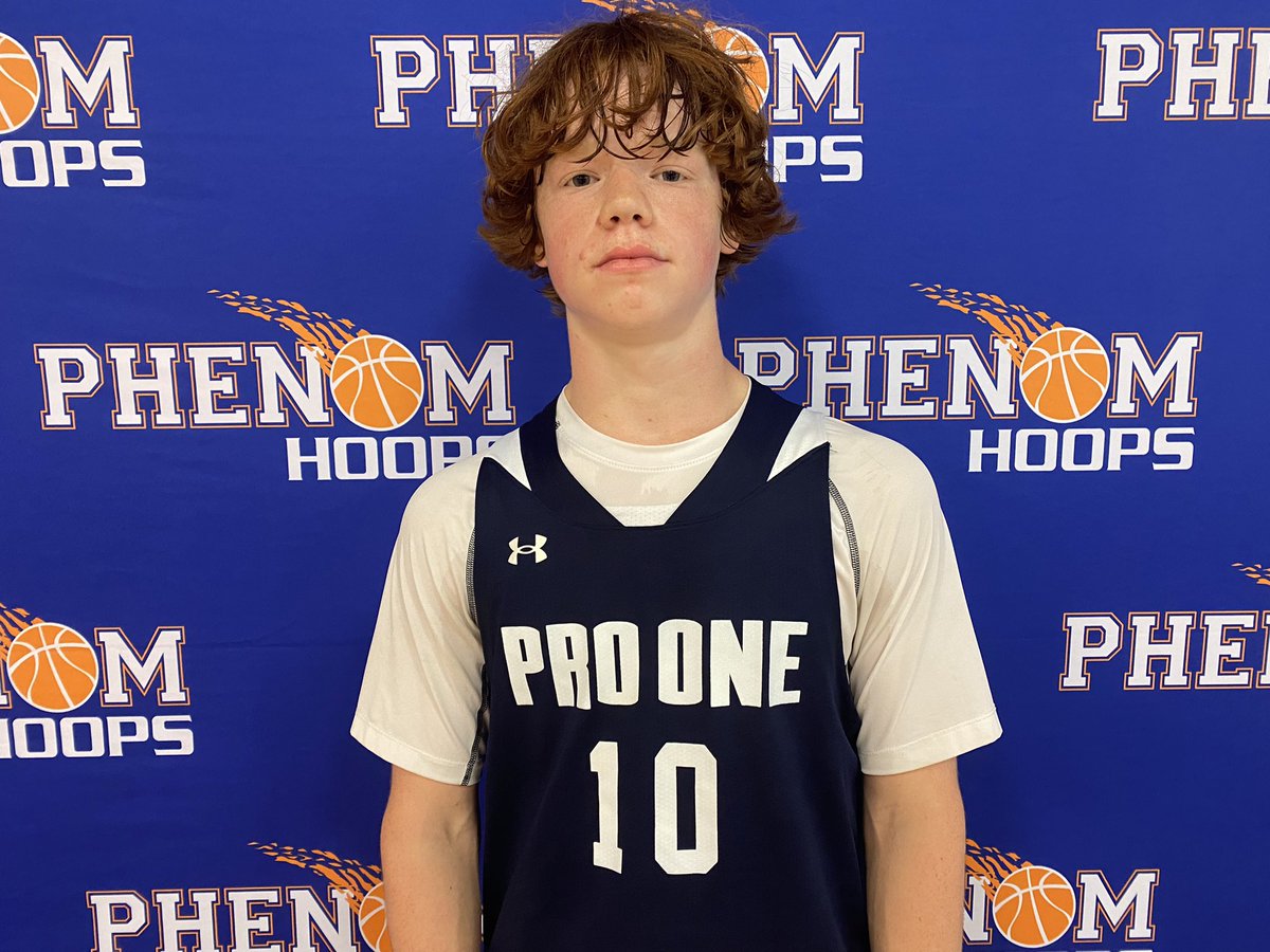 ty1ewis's tweet photo. 5’11 2027 William Luhn (Pro One Select Webb)  continues to play well at the #PhenomSummerHavocLIVE. Smooth, lefty guard. Can fill it up from perimeter. Knocked down six 3’s. Averaging 26ppg so far this weekend. 
@ProOneSelect_TN @Phenom_Hoops https://t.co/F73YF6I4TO