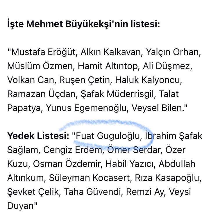 Neden sadece Yalçın Orhan? 

Mesela Büyükekşi’nin listesine yedekten giren Fuat Guguloğlu da Trabzonspor Kulübü’nün üyesi.

Guguloğlu’nun, Yalçın Orhan ile aynı muameleyi görmemesi sadece “üye” olmasından dolayı mı?

Yoksa Nuri Albayrak’a olan yakınlığı olabilir mi :)