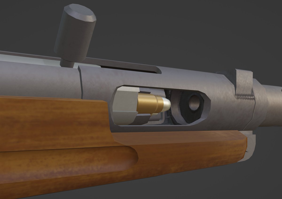 FPantsu's tweet photo. As a 3D artist, I have yet to post anything so I made my favourite weapon (一〇〇式/Type100 Late Pattern) to mark where I am.
#Type100 #3DModel #Blender https://t.co/UaPUSrH7K1