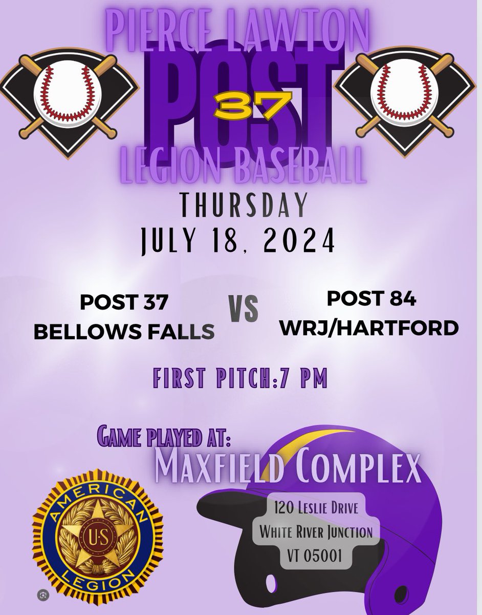 post37baseball's tweet photo. Missed this post! 

POST 37 Baseball will play in Hartford tonight at 7pm . Come on out and cheer them on! https://t.co/bPTp5inmi2