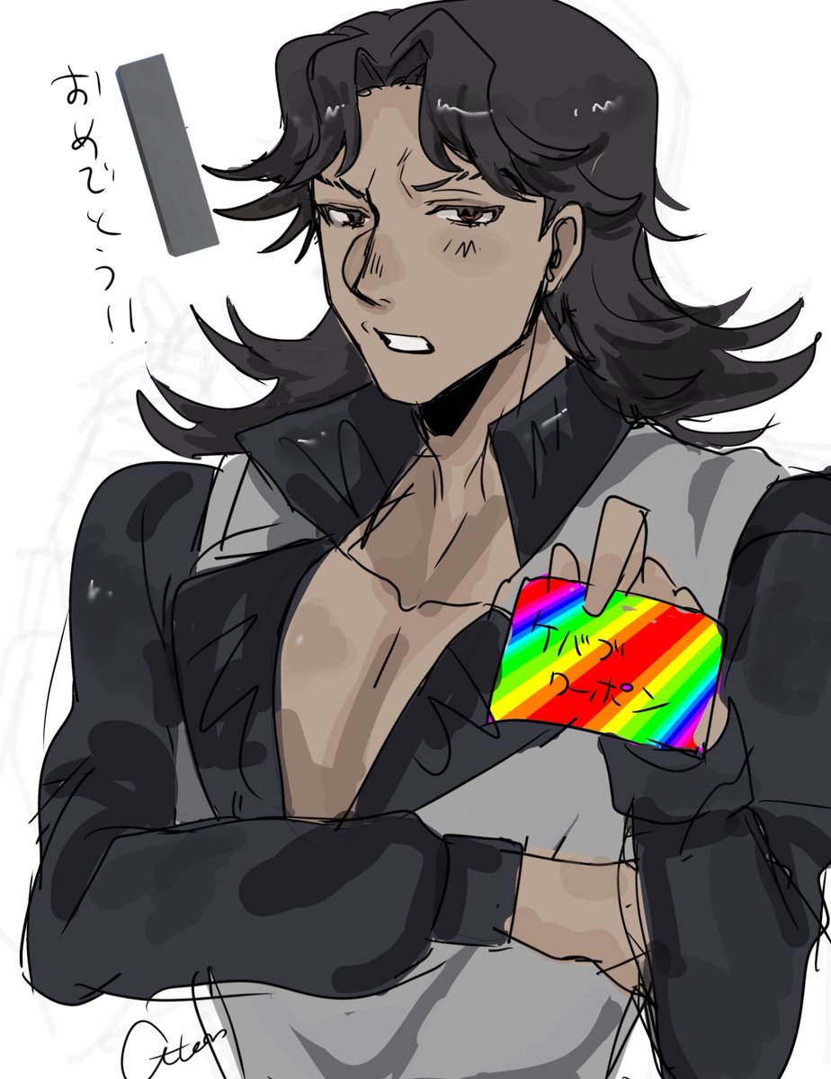 Gansya25's tweet photo. 友達の誕生日にダン描いたよ！ひさびさに
絵柄変わりすぎて死んだ こんなんだったっけ？ダン https://t.co/g3qerRMX6x