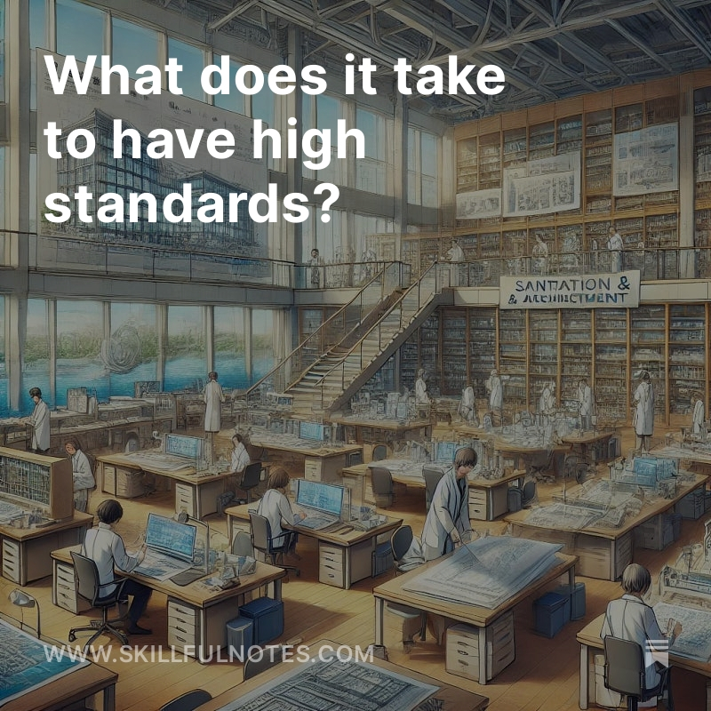 _skillfulnotes's tweet image. No Skillful Notes episode this week while travelling but starting a chat thread on a question I've wondered about for a while.

What does it take to have high standards?

(Link below)