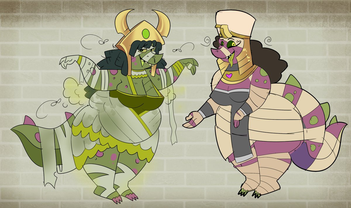 ButtSharb's tweet photo. Working on a pair of Mummy Mommies for awhile now, finally satisfied enough with their designs https://t.co/nHGJ6qXXkc