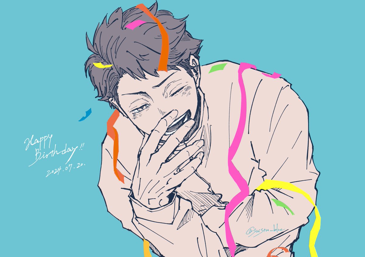 及川徹「#及川徹誕生祭2024 #及川徹生誕祭2024 」|水槽のイラスト
