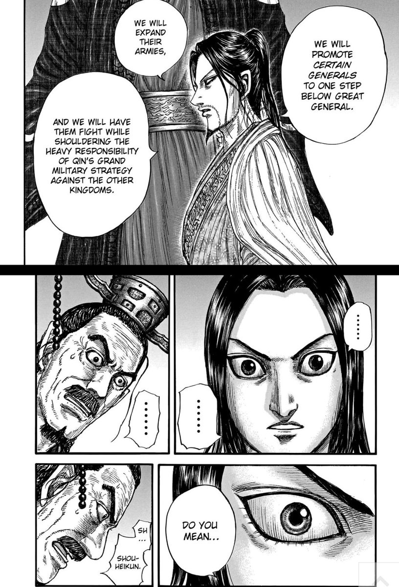 ShanksHinata's tweet photo. Chapter 801 is something else. What a chapter. I got chills while reading🥶. And also Shouheikun is a GOAT 🐐 btw.
#Kingdom801 https://t.co/hoAGFjPS7q