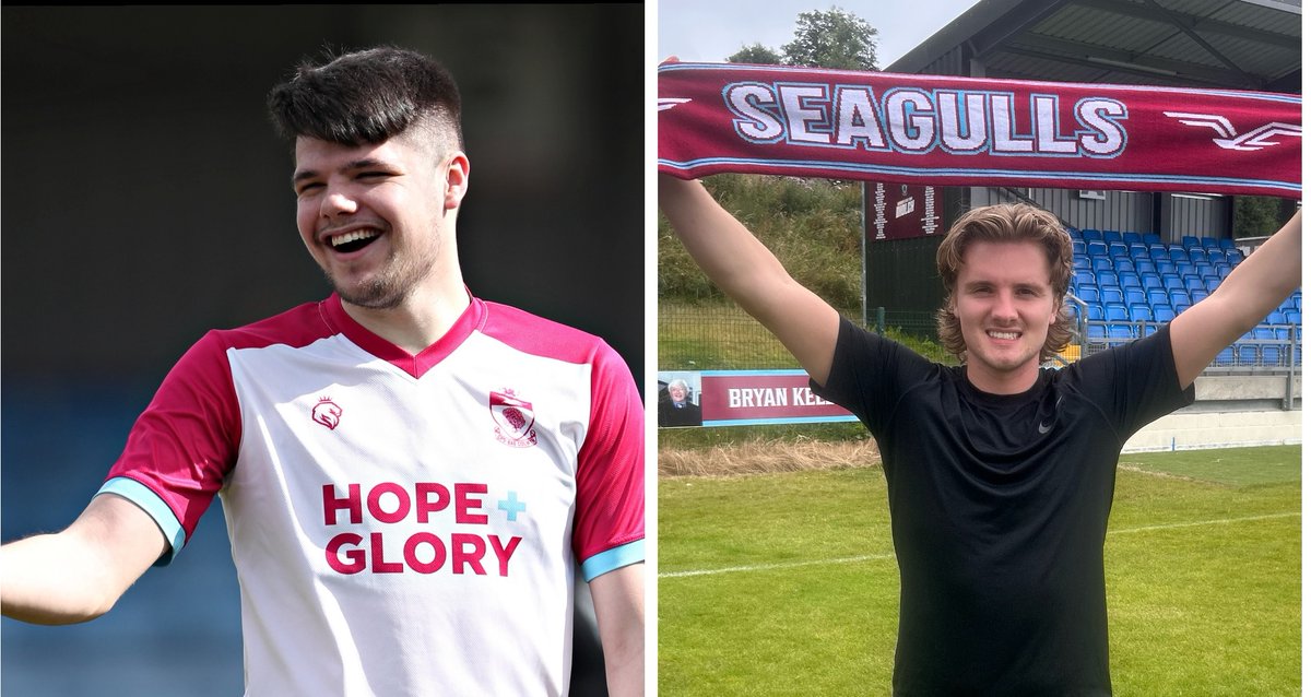 Forward Lloyd Marsh-Hughes has re-signed and midfielder Jacob Barrett has joined ahead of the new season//Dau arall i'r garfan.

More//Mwy: cbfc.wales/lloyd-and-jaco…
